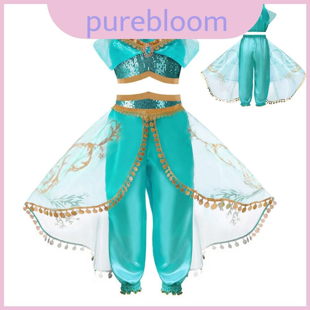 Aladdin Aile Rabbit Princess Dress Ethnic Style Cosplay Outfit For ...