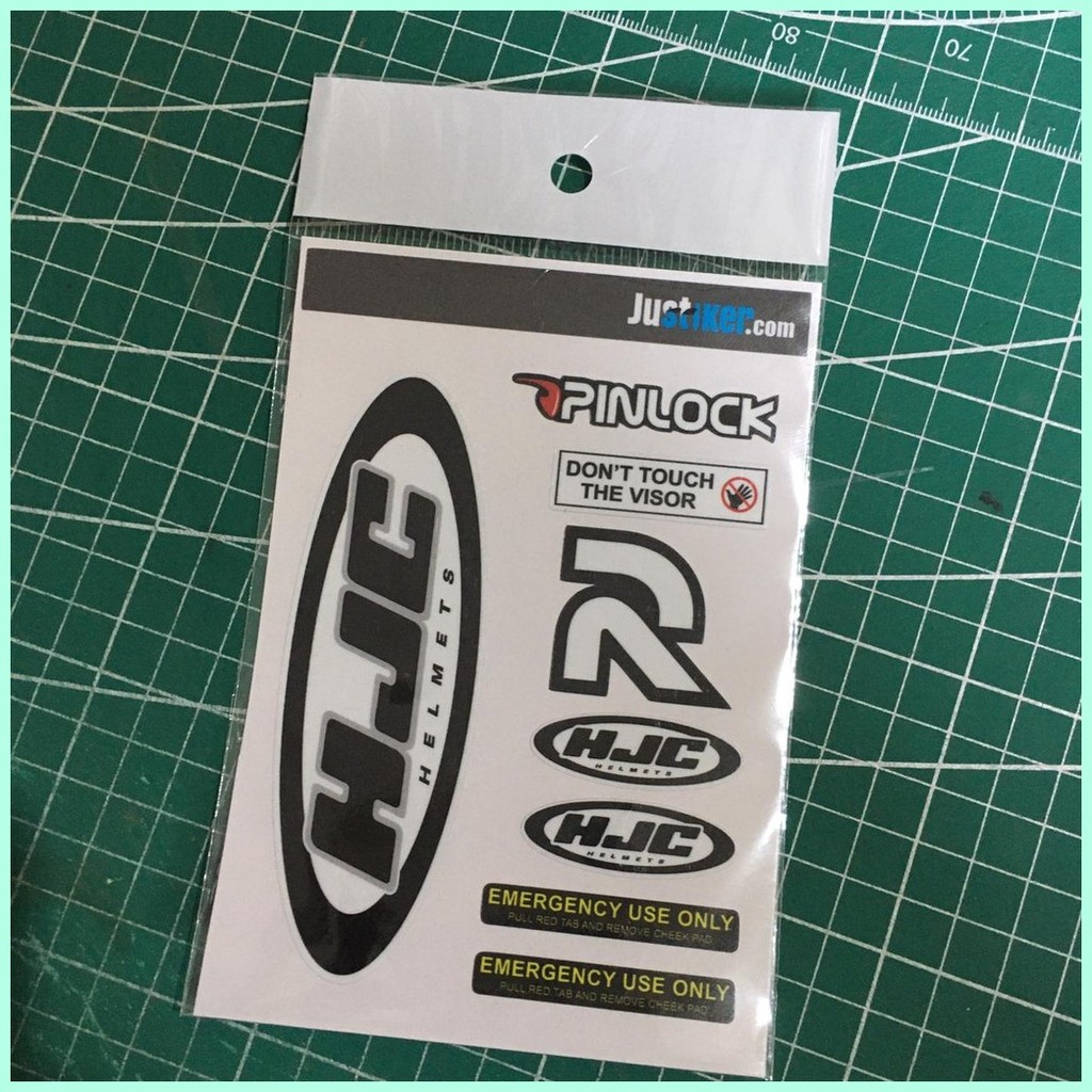 ☢ ♞,♘Hjc Helmet Visor Sticker, Helmet Logo And HJC Visor Sticker ...