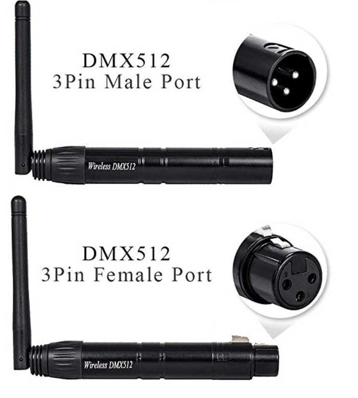 Émetteur DMX512 Sans Fil 2,4 GHz - Pour Lumières De Scène Et Effets - Garantie 3 Ans