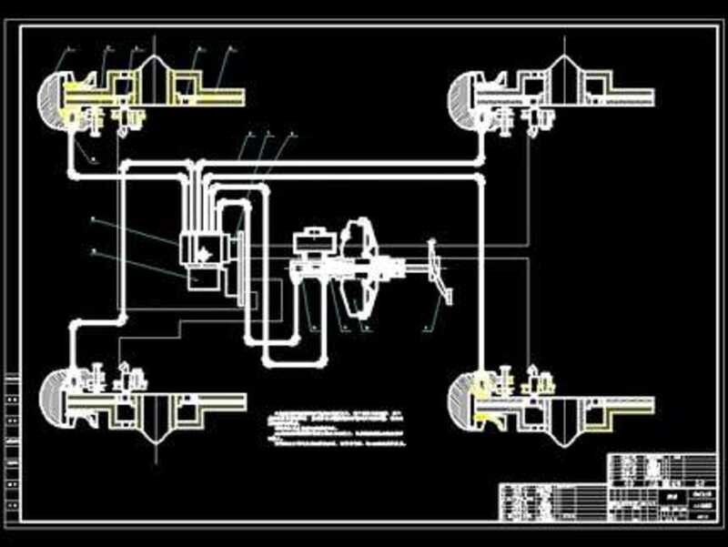 ABS Anti-lock Braking System Guhit ng CAD Drawing Design | Shopee ...