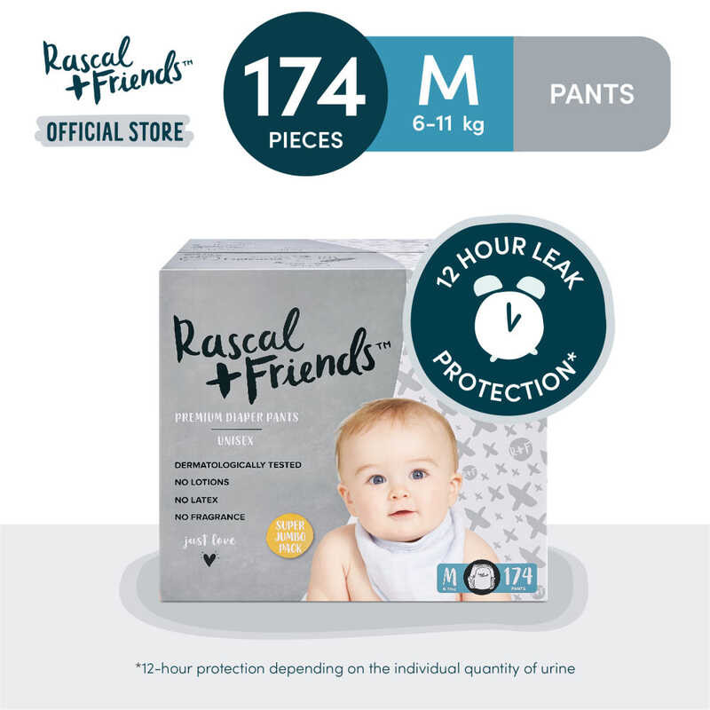 RASCAL + FRIENDS Pants Super Jumbo Box MEDIUM (6-11 Kgs) - 58 Pcs X 3 ...