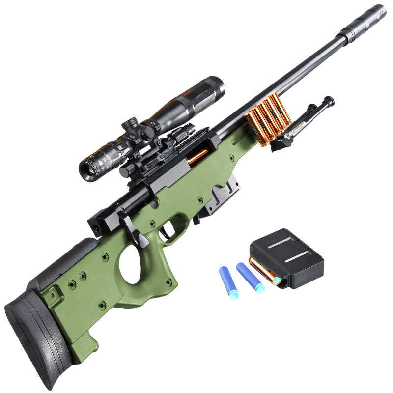 Large 2 95 A-Shell Sniper Rifle, Children's Toy Boys' 98K Simulation ...