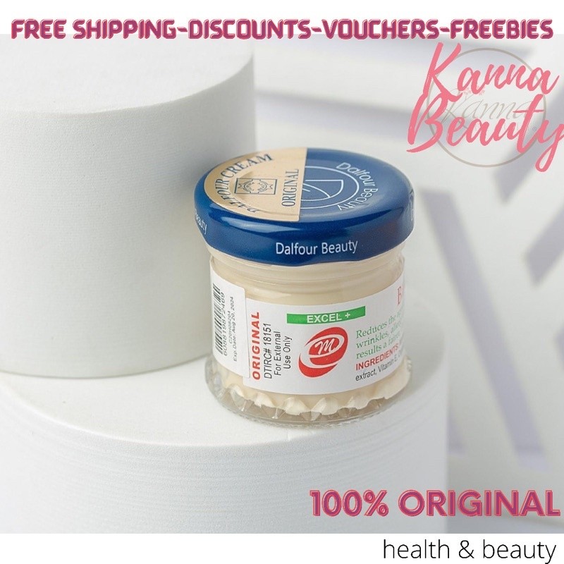 Dalfour Beauty Gold Seal EXCEL+ Whitening Cream-Maximum Strength 30ml ...
