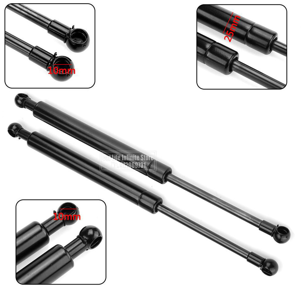 Qty (2) QiMox Liftgate Struts Lift Supports Shocks for Hyundai Santa Fe 2007-2012, Lift Supports - Canada
