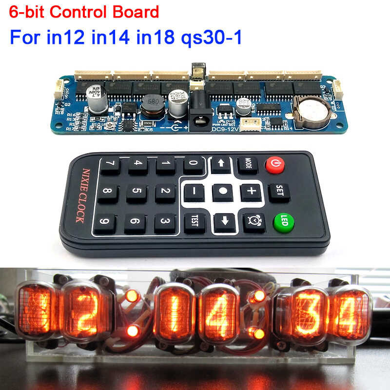 NIXIE 6-bit Tube Motoard Core Board Control Panel remote control ...
