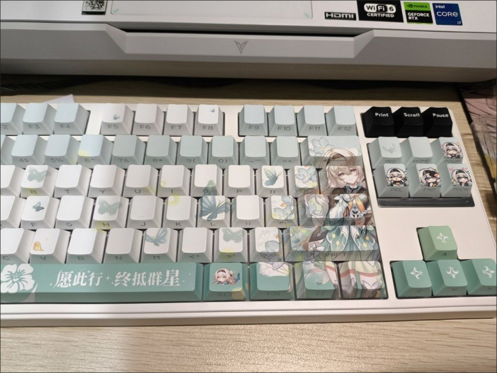 Firefly Keycap Cherry Profile 120+ Keys PBT Five-sided Dye Sublimation ...