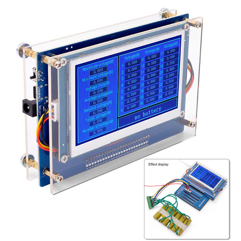 1-24S 3 0B Lithium Voltage Single Cell Voltage Er Monitor Battery ...