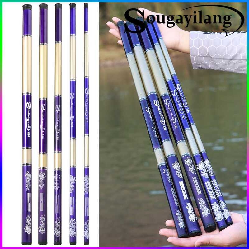 81A [Cod] Fishing Rod Ultralight Super Hard Hand 3.6M-6.3M Portable ...