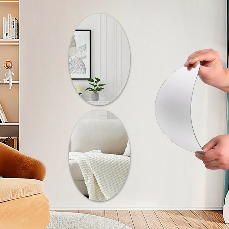 1/3/5Sets Acrylic Soft Mirror Sticker 20x30cm(8x12inch) Self-Adhesive ...