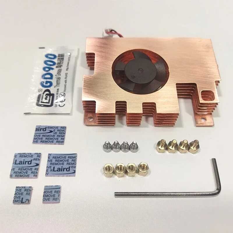 Cooler Active Full Heatsink Coog Fins Copper Case Fan Radiator for ...