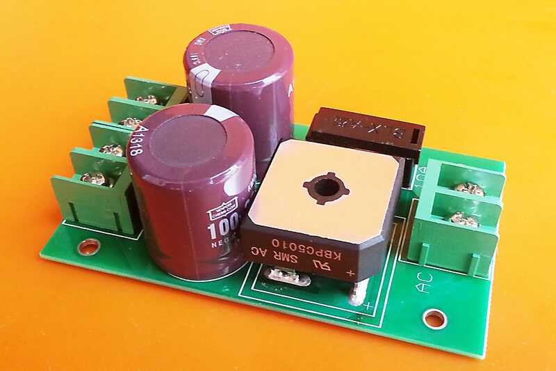 Transformer filter AC-DC amplifier stepper engine power rectifier board ...