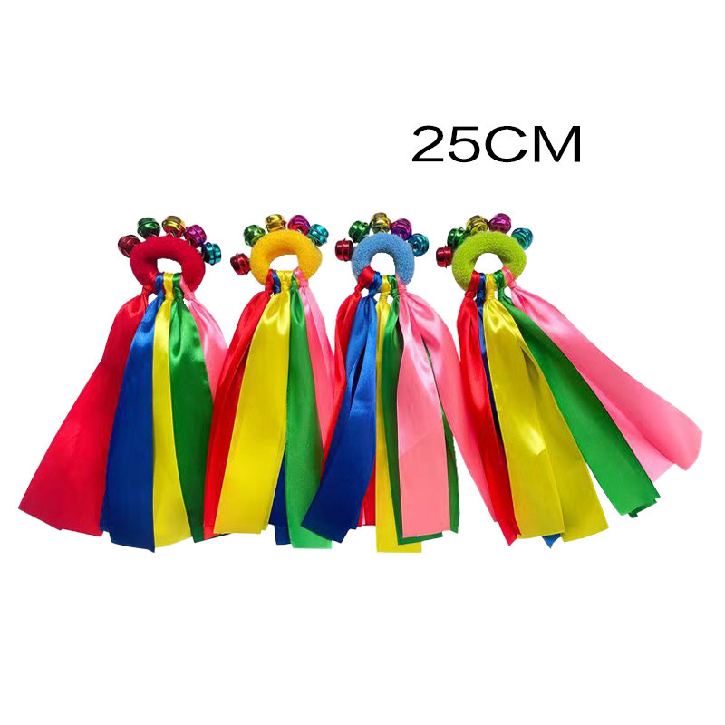 Children's Wrist Ribbon Cheering Wrist Ribbon With Five Bells Dance ...