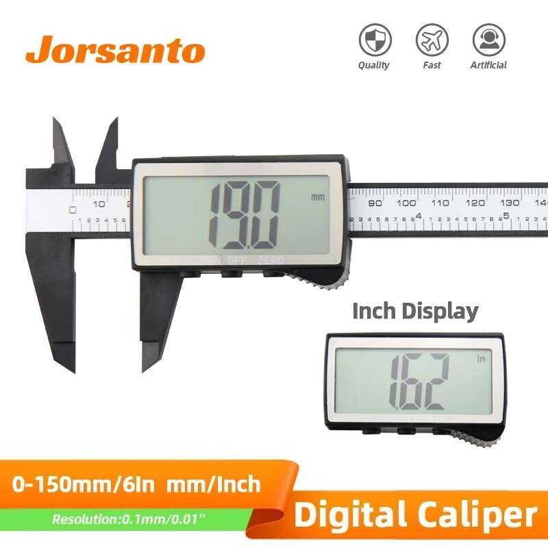 Electronic Vernier Caliper Plastic Gauge Micrometer LCD Digital Ruler ...
