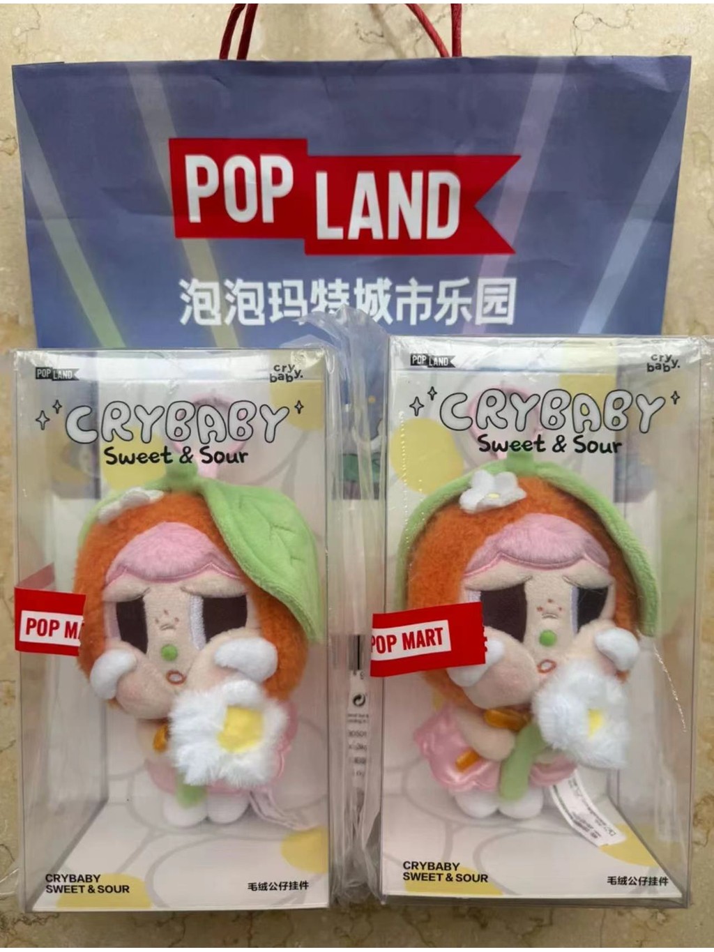 Ready Stock] POPMART POPLAND Paradise Limited CRYBABY SWEET & SOUR