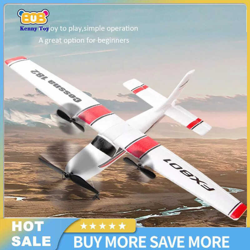 Plane Fx801 RC EPP Foam Glider Airplane Gyro 2.4G 2Ch RTF Remote ...