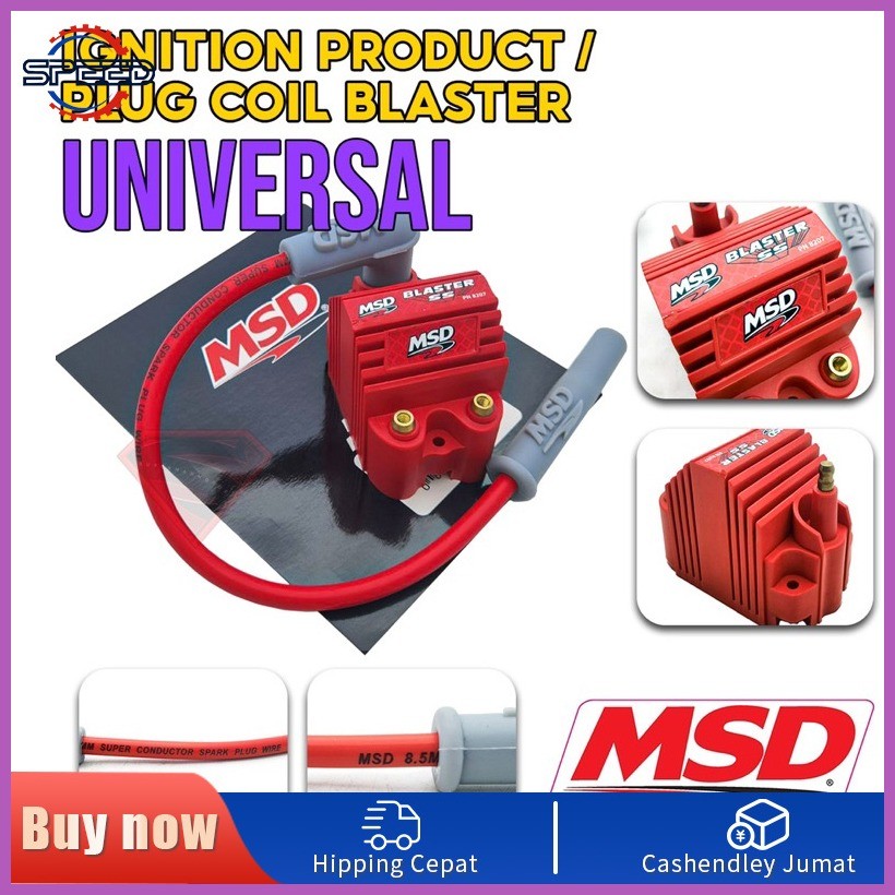 ∇ ⊙ MSD E-core Racing Ignition Coil Universal Blaster Coil SparkPlug ...