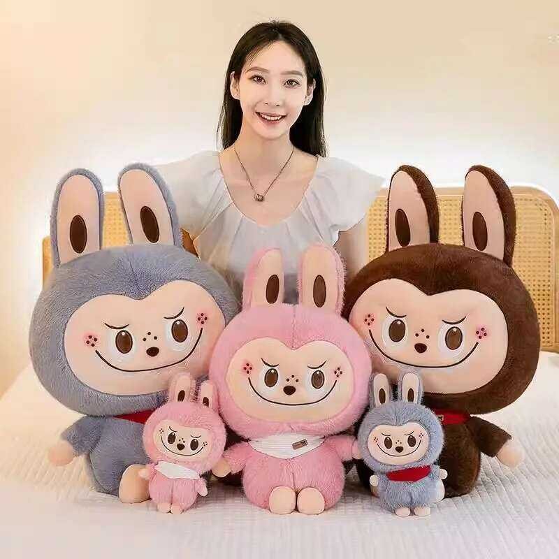 Rabbit 25Cm Labubu Plush Toy Cartoon Cute Cloth Doll Accompany Sleeping ...