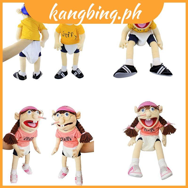 60CM Jeffy Hand Puppet Children Soft Doll Talk Show Party Props Boy ...