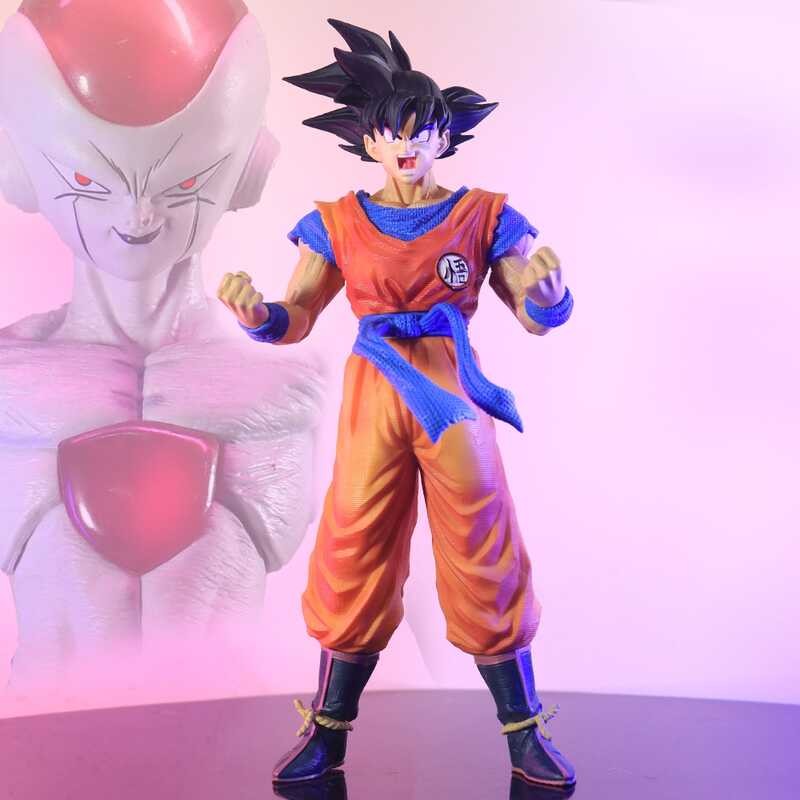 Hcengtriz DBZ Dragon Balls Serie PVC Figura Vegeta Posizione Di Battaglia Che Es - Foto 6