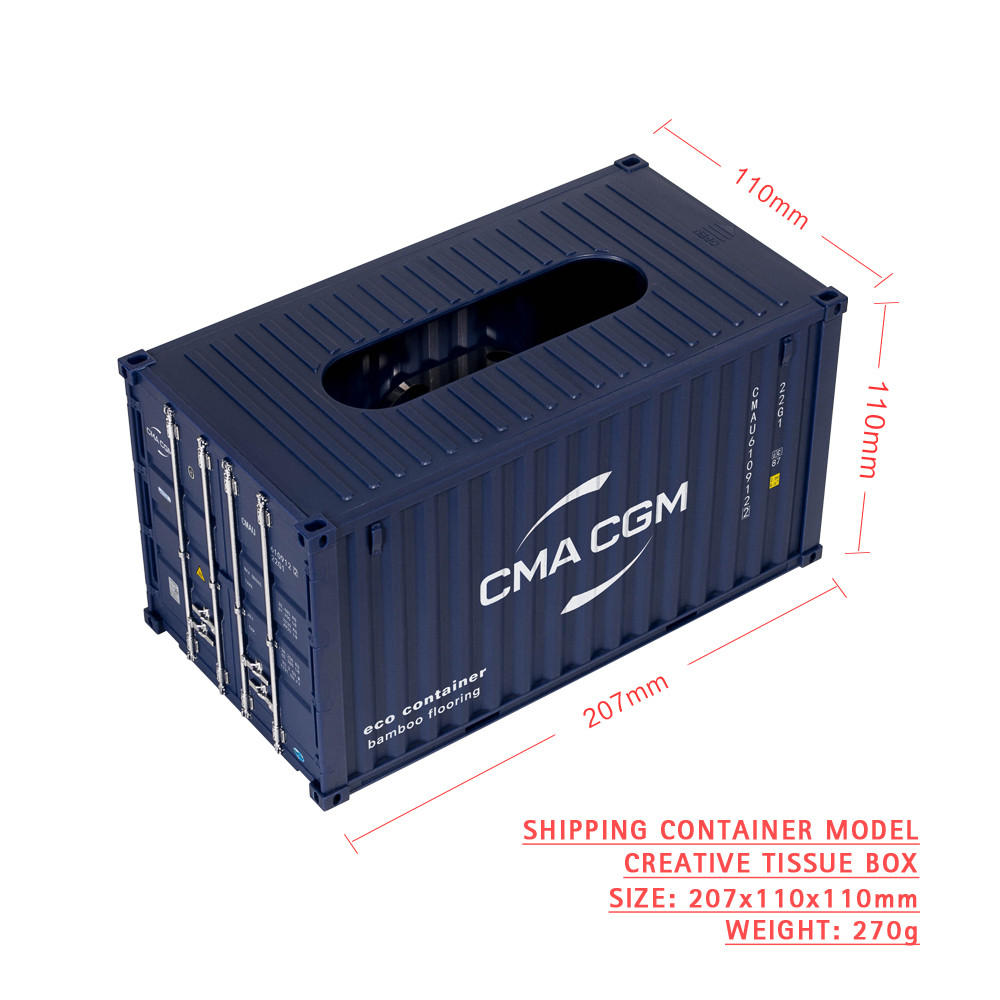 Shipping 20Ft Mini Ship Tissue Holder Case Cargo Logistics Container ...