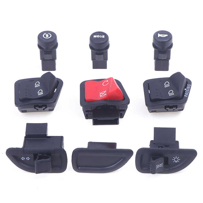 Button 2 33 2 97 Horn Turn Signal High Low Beam Electric Start Buttons ...