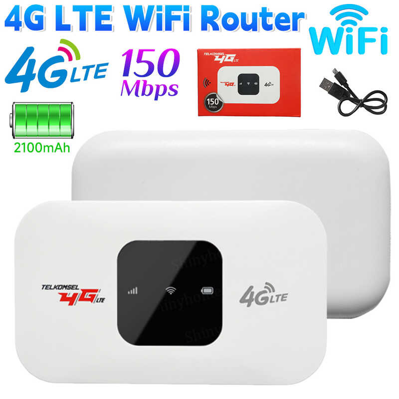 LTE 4G Mini Router 150Mbps Pocket Mobile with SIM Card Slot Portable ...