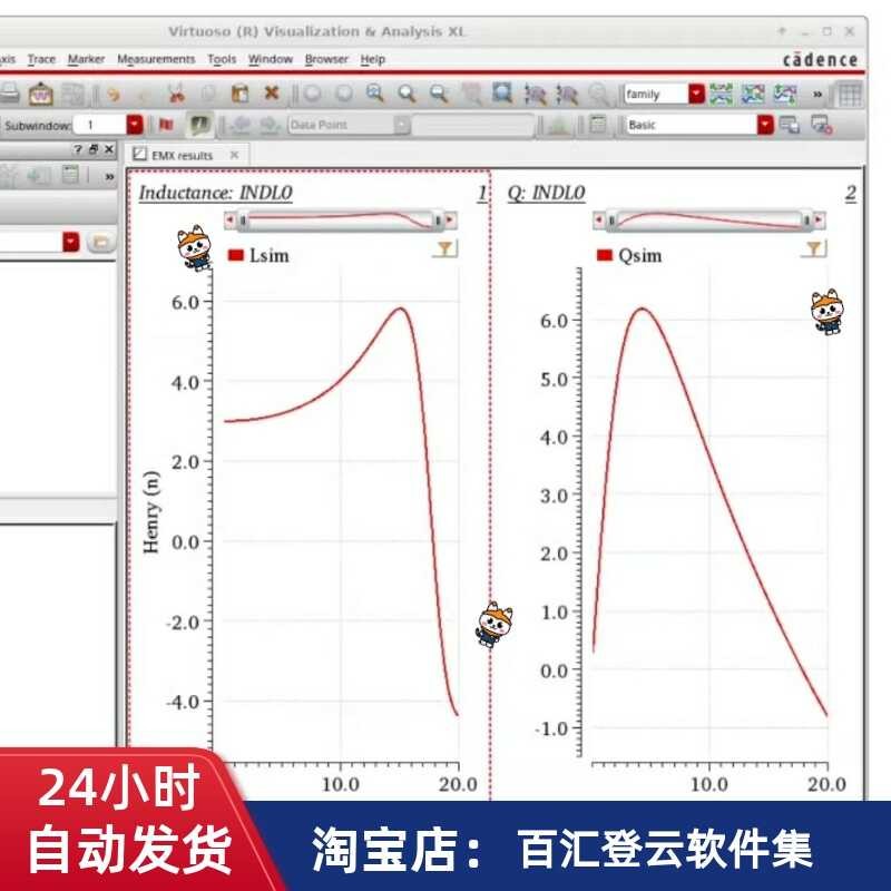 Virtuoso EMX inductance simulation, design transformer, electromagnetic ...