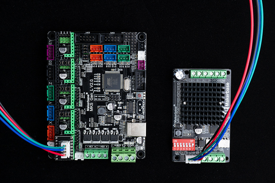 Makerbase MKS CD current amplifier with 4pin Dupont wire for Nema 23 ...