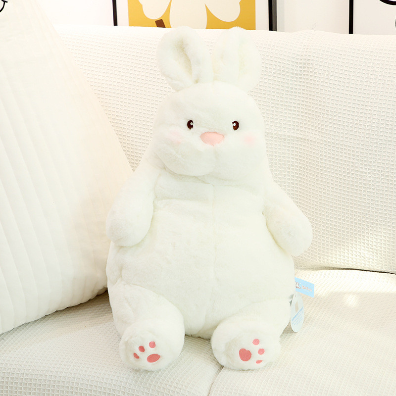 Giant Lazy Rabbit Dolls Soft Plush Cute White Bunny Animal Toys Baby ...