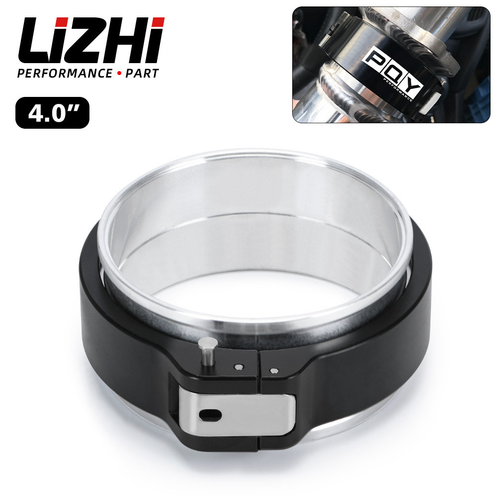 RiAiCiING 3.5 Inch Aluminum V Band Quick Release Clamp - HD Intake & Intercooler Pipe Clamp 32517