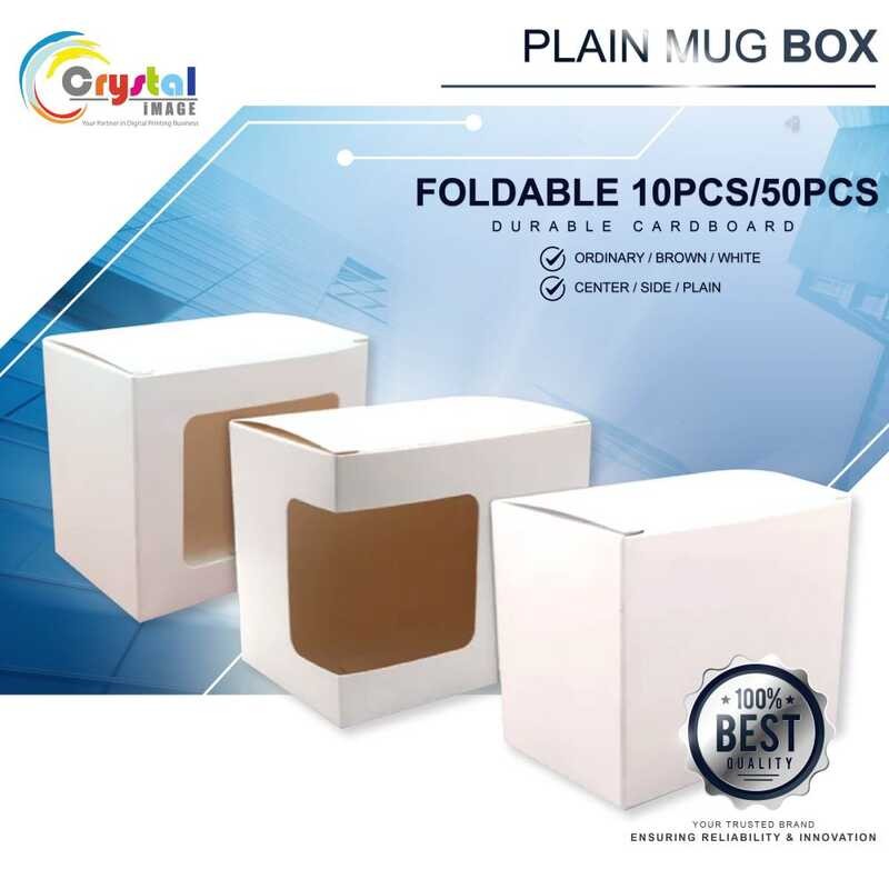 Plain White Mug Box With Window/Side (10/50Pcs) – Durable Cardboard ...