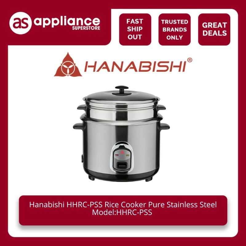 Hanabishi Hhrc-Pss Rice Cooker Pure Stainless Steel | Shopee Philippines
