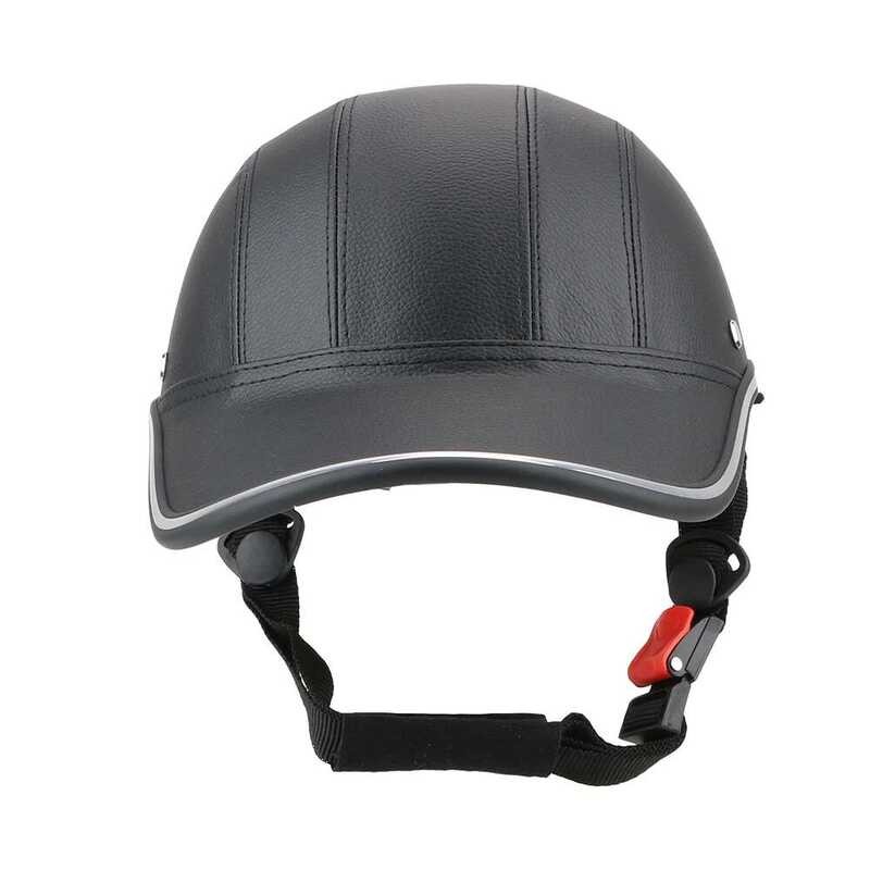Face Vintage Half Summer Cap For Cafe Racer Chopper Scooter Baseball ...