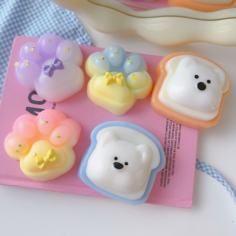 Squishy Zampa Di Gatto: Giocattolo Antistress Morbido E Rimbalzante, Pallina Fidget Per Alleviare Ansia, Regalo Per Bambini E Adulti