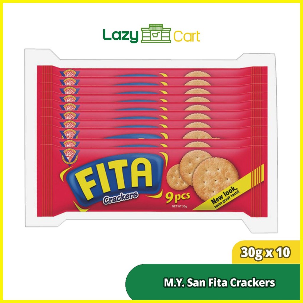 ♣ Lazycart My San Fita Crackers 30g x 10s - The Perfect Snack for ...