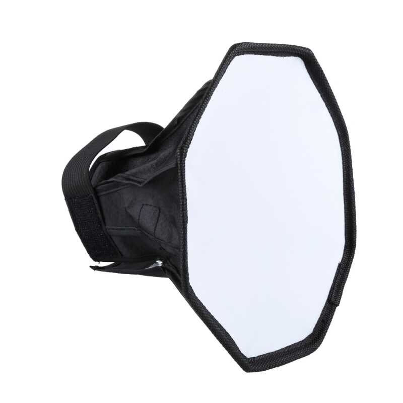 20Cm PULUZ Octangle Style Foldable Soft Flash Light Diffuser Softbox ...
