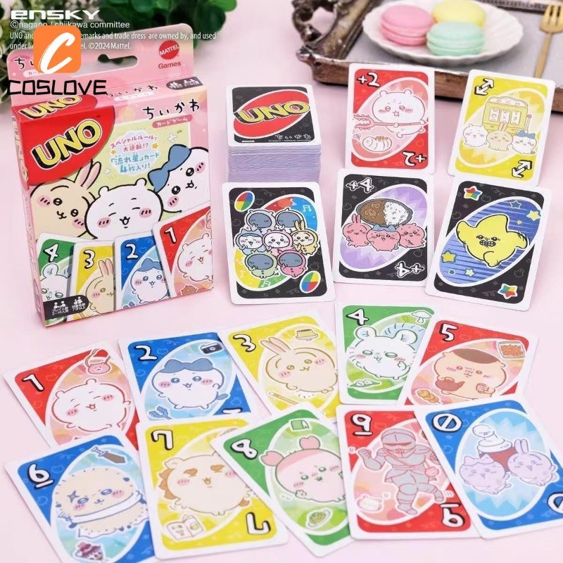 Cute Style Chiikawa Uno Cards Suit For Birthday Fan Made Version ...