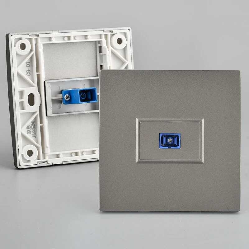 Wall-Mounted Depoguye One Port Information Socket Panel, SC Wall ...