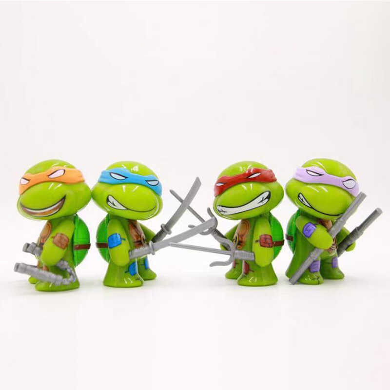 NECA TMNTピザクラブ タートルズ 4亀セット NECA Cartoon TMNT - Complete Pizza Club Set of 4 Leo Don Raph