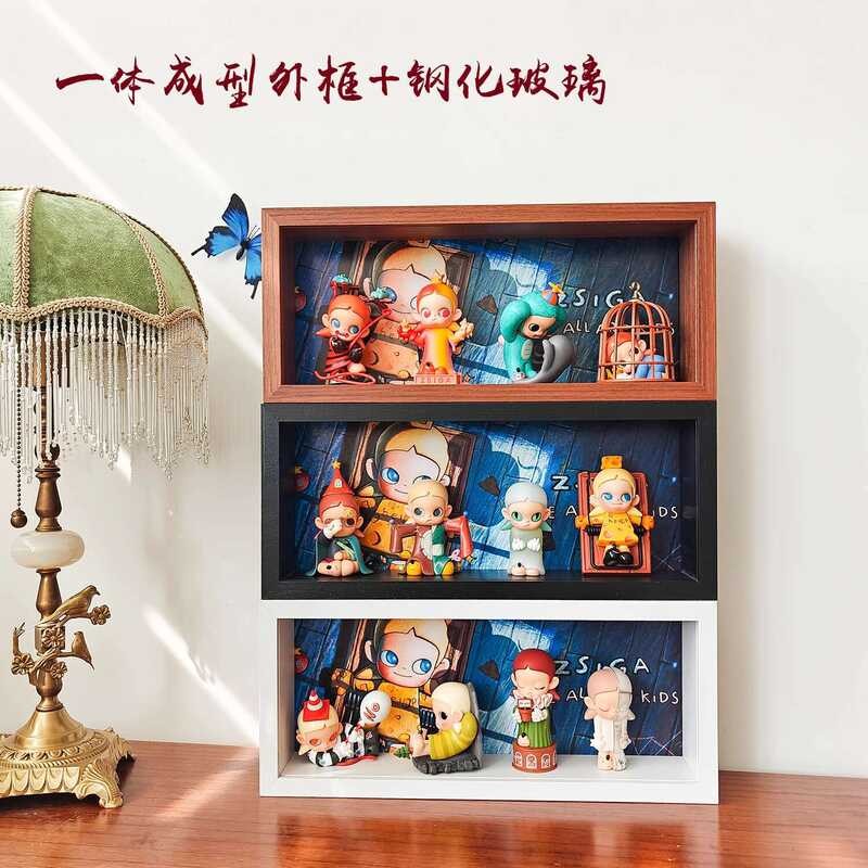 Blind box storage DIY photo frame layout desktop table figurine display ...