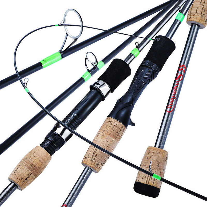 Spinning Fishing Rods Casting 1.8M Glass Fiber Strong High Quality Rod ...