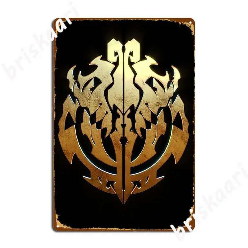 Ainz Overlord Ooal Gown Metal Cave Home Decoration Wall Decor Tin Sign ...