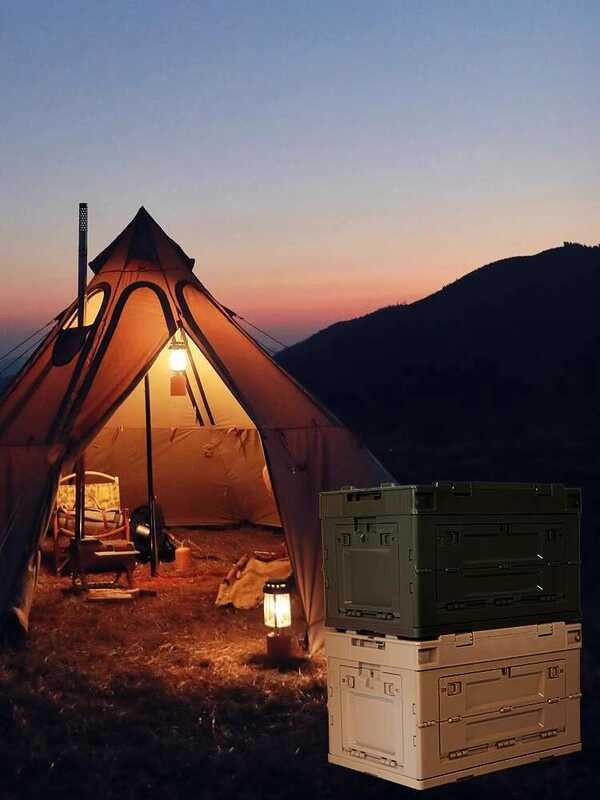 foldable storage opening Side box with wheels, large capacity plastic ...