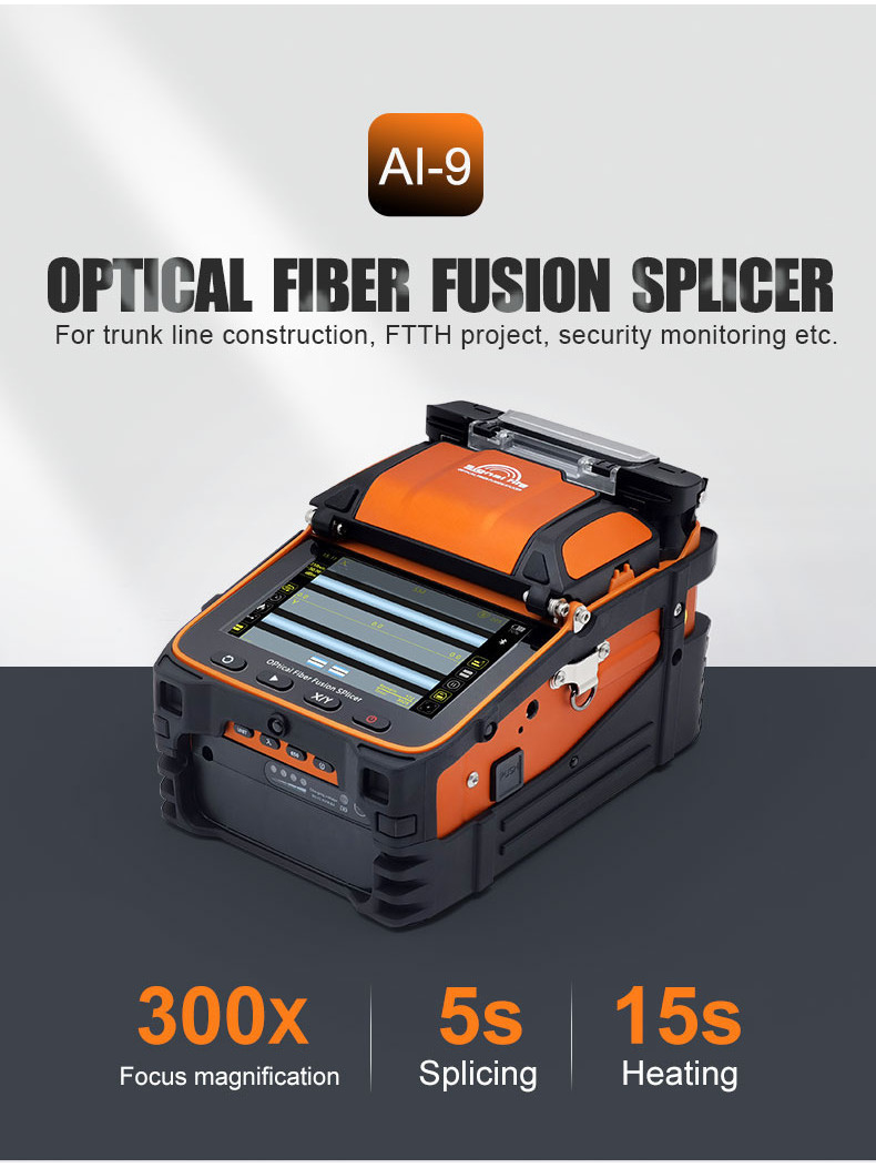 Signalfire Ai-9 fusion splicer joinwit opticcal fiber Splicing Welding ...