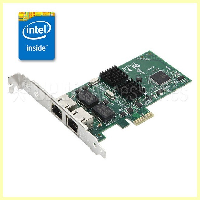 Intel Dual Port 1000Mbps Gigabit LAN Card for Diskless LAN with PXE ...