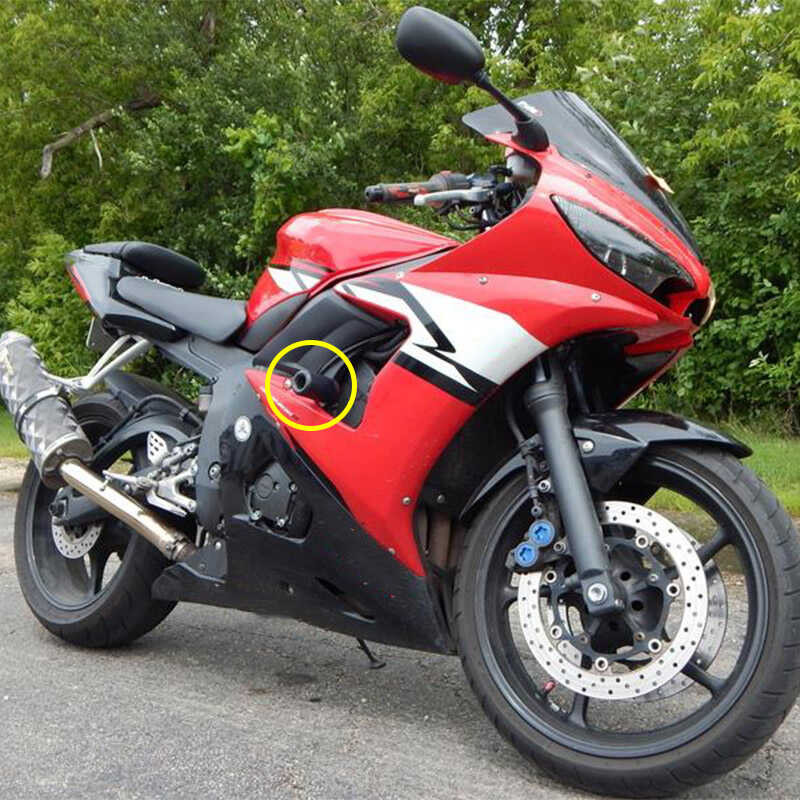 For Fit Yamaha R6 2003-2005 YZF R6s 2006-2008 Motorcycle Frame Sliders ...