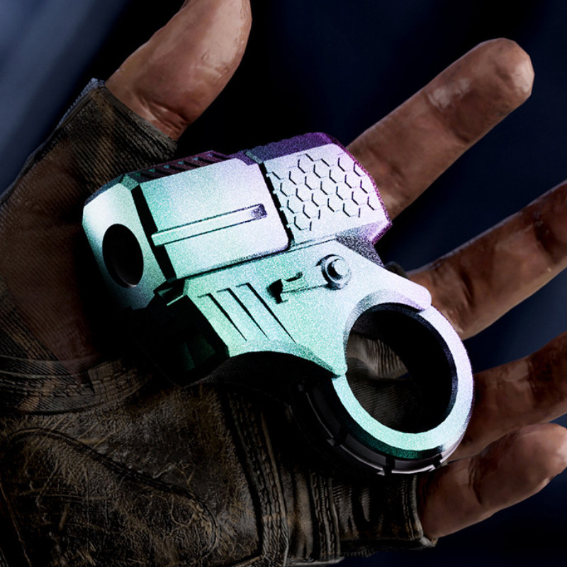 Eject s Metal Mini Paragraph Ring Anti Stress Relief Toy EDC Fidget