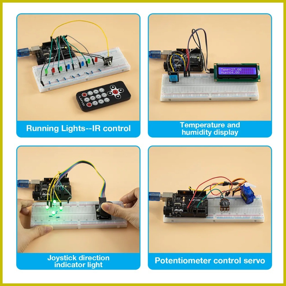 ☎ ∈ UNO R3 Advance Upgraded Starter Arduino Kit 2022 / 2023 with PDF ...