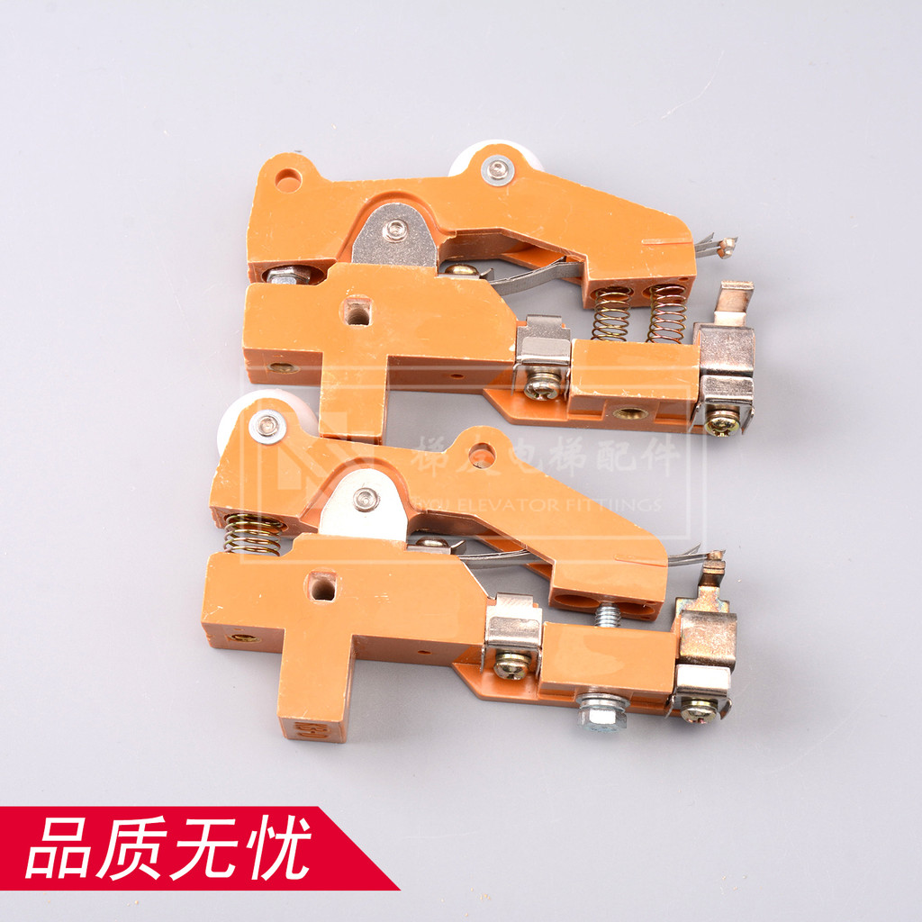Auxiliary door lock switch on Guangri Hitachi's elevator usually opens ...