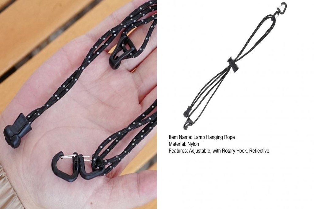 Mini Hanging Cord Easy-to-carry Light Cord Adjustable Reflective Rope ...